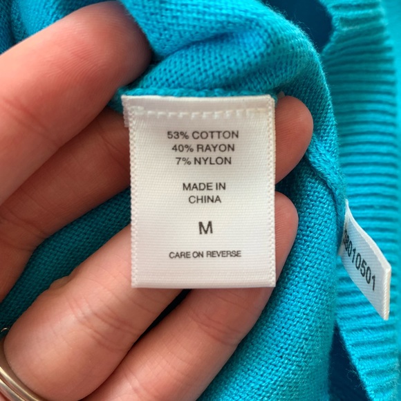 Turquoise sweater - Picture 3 of 4